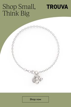 A delicate Sterling Silver chain bracelet with a cluster of three Miffy mini charms. This bracelet is available in 3 lengths, see below for details.All Licensed to Charm jewellery is designed and handmade in the UK from 925 Sterling Silver. Please note: as each charm is handmade, detailing may vary.Bracelet Sizes: 16cm, 17.5 cm and 19 cm.Dimensions: chain link size 3.5mm x 2.7mm.Approx Weight: 2.8 grams. Triple Charm, Mini Charm, Silver Chain Bracelet, Sterling Silver Chain, Bracelet Sizes, Charm Jewelry, Sterling Silver Chains, Chain Bracelet, Chain Link