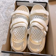 This Shoes Are Brand New And Still Are In The Box. I Am Selling Them Because I Am A Size 9 And It Is Too Big For Me. Casual White Sandals With Translucent Outsole, White Synthetic Sport Sandals With Flat Heel, White Synthetic Flat Heel Sport Sandals, Casual Open Toe Sport Sandals With Rubber Waffle Outsoles, Synthetic Sport Sandals With Translucent Outsole And Round Toe, Casual Open Toe Sandals With Rubber Waffle Outsoles, Converse Lugged 2.0, Sporty White Platform Sandals, Converse White