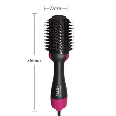 Heating Comb Straightener Hair Comb Hair Straightener Dryer and Straightening Brush Electric Comb Brush One Step Salon HairFeatures:1)5 in 1 Multifunctional Hair Dryer Brush: One set combines of hair dryer, hair curler, straightener and volumizer. Perfect hair styling tool for all hair types (Wet and dry use).2)Unique Design: The brush of hot air brush is designed with nylon pin & tufted bristles, and the blow dryer brush could easily smoothen and soften tangled, frizzy. Oval brush design for sm Comb Straightener, Hair Dryer Styler, Curling Brush, Dryer Brush, Blow Dry Brush, Electric Brush, Hair Dryer Brush, Straightening Brush, Bouncy Curls