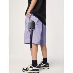 Summer Loose Multi-Pocket Cargo Shorts Material: 100% Cotton Size: S, M, L, XL Color: Khaki, White, Light Purple, Black Applicable Season: Spring, Summer Baggy Utility Shorts With Pockets, Baggy Shorts With Pockets For Streetwear, Relaxed Fit Cargo Shorts With Pockets, Utility Relaxed Fit Shorts With Pockets, Streetwear Pants With Pockets (shorts), Relaxed Fit Utility Shorts With Pockets, Utility Shorts With Pockets And Relaxed Fit, Streetwear Pants With Pockets, Streetwear Short-leg Pants With Pockets