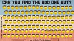 a poster with many faces on it and the words can you find the odd one out?