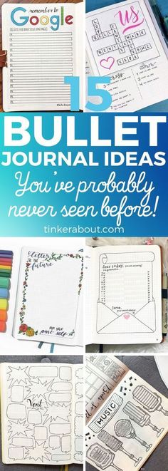 Fun Bullet Journal Ideas, Ideas Bullet Journal, Bullet Journal Pages, How To Bullet Journal, Bullet Journal Hacks, Bullet Journal Printables, Bullet Journal Weekly Spread, Bullet Journal Ideas, Diary Ideas