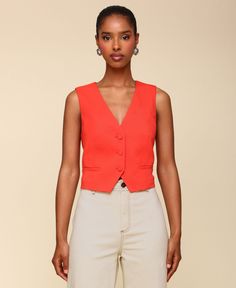 in stock Tailored Vest, Tailored Design, Must Haves, Pick Up, In Store, Buy Online, Sleek, V Neck, Free Shipping