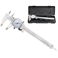 a caliper with a tool in it and an open case on the side