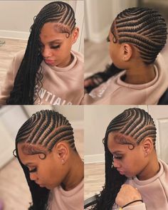 Medium Lemonade Braids, Fun Lemonade, Women Cornrows, Spiral Braid, Lemonade Braids, Braided Hairstyles For Black Women Cornrows, Braided Hairstyle, Box Braids Hairstyles For Black Women