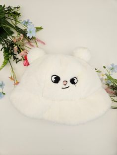 If your bias is Hyunjin, you NEED this. It's fluffy and therefore super soft and has the cutest little ears.  I also have these available for quokka and puppym! I also have a version of these available for the rest of skzoo without ears. I am actively working on finishing the rest of skzoo with ears! Cute Soft Adjustable Hats, Cute Soft Winter Hats, Cute Soft Hats For Gifts, Cute Soft Hats Perfect As Gifts, Cute Warm Adjustable Hat, Cute Adjustable Warm Hat, Cute Warm Hats One Size, Cute Warm Cat Ears Hat, Cute Winter Hats With Ears