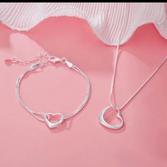 Heart Bracelets, Sterling Silver Heart Bracelet, Silver Heart Bracelet, Sterling Silver Heart Necklace, Engagement Sets, Pandora Bracelet Charms, Handbag Charms, Silver Heart Necklace, Sterling Jewelry