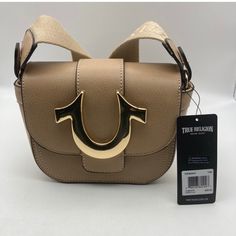 Nwt, True Religion Crossbody Handbag With Adjustable Logo Strap, Tan 6.5”L X 3”W X 5.5” H Styling Women, Adjustable Strap Bag, Tan Handbags, Denim Purse, Denim Shoulder Bags, Canvas Crossbody Bag, Pretty Bags, True Religion Jeans, Black Cross Body Bag