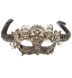 PRICES MAY VARY. IDEAL USE FOR REALISTIC ELEGANT RUSTIC EYE PIECE – An elegant embellished floral eye mask for Venetian or renaissance themed masquerade ball or costume. Perfect fancy eye mask costume accessory to wear as a disguise for events like parades, Halloween, Mardi Gras, Carnival, prom, pretend play, cosplay, masquerade ball, fashion show & more! Floral eye mask will disguise costume & ivory floral theme perfectly tops costume. Adjustable floral eye mask can be hung as wall decor. WHO C Eye Mask Costume, Animal Masquerade, Carnival Prom, Masquerade Halloween Costumes, Carnival Show, Masquerade Ball Mask, Steampunk Mask, Ball Mask, Gold Mask