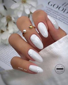 Subtle Nails, Oval Nails, Elegant Nails, Classy Nails, Short Acrylic Nails