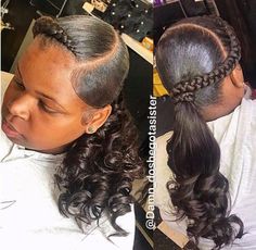 Matric Dance Hairstyles, Lisa Hairstyle, Birthday Haircut, Hairstyles For Black Ladies, Modern Updo, Glamorous Curls, Simple Braid, Pretty Ponytails, Kids Hairstyle