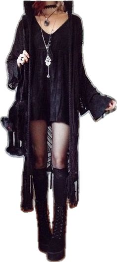 Witchy Attire, Hard Fits, Goth Witch, Estilo Rock, Dress Velvet, Black Clothing