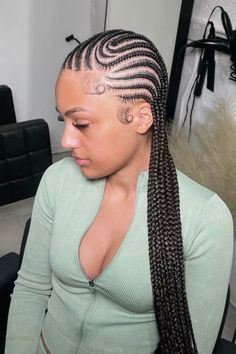 Cornrow hairstyles- alicial keys braids - trible  braids for black women Braids With Designs, Braids Designs, Straight Back Cornrows, Hair Braid Designs, Feed In Braids Hairstyles, Braided Cornrow Hairstyles, Cute Box Braids Hairstyles, Pretty Braided Hairstyles