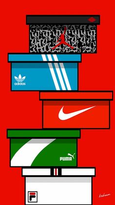 Sneakers Logo Design Ideas, New Balance Wallpaper, Tennis Artwork, Sneakers Illustration, Jordan Logo Wallpaper, Expert Logo, Sneakers Wallpaper, Nike Art, Cool Nike Wallpapers