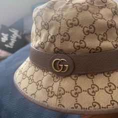 Includes Garment Bag And Box. Like New! Excellent Condition. Size Medium. Designer Brown Hat For Travel, Gucci Brown Short Brim Hat, Gucci Elegant Short Brim Hat, Elegant Gucci Short Brim Hat, Garment Bag, Gucci Accessories, Hat Sizes, Bucket Hat, Accessories Hats