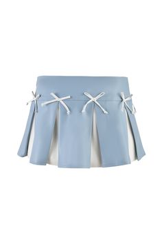 LAMBRETTA MINI SKORT - BLUE : BABY BLUE Ppg Bubbles, Blue Skirt Set, Blue Leather Skirt, Twin Halloween, Shorts Low Rise, Poplin Skirt, Leather Skirt Outfit, Blue Mini Skirt, I Am Gia