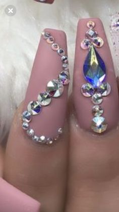 Nail Jewels, Crystal Nails, Bling Nails, Rhinestone Nails, Toe Nails, Nail Design, Nail Designs, Gems