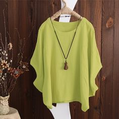 Season:Fall,Spring; Fabric:Cotton; Sleeve Length:Half Sleeve; Look After Me:Washable,Hand wash; Gender:Women's; Style:Streetwear; Elasticity:Micro-elastic; Tops Type:Blouse,T shirt Tee; Occasion:Going out,Daily,Weekend; Top Length:Regular; Fit Type:Regular Fit; Pattern:Plain; Neckline:Crewneck; Front page:FF; Listing Date:05/27/2022; Production mode:External procurement; Bust:; Length:; Shoulder Width:; Sleeve:; Special selected products:PlusSize; Fit US Size:null; Fit UK Size:null; Fit EU Size: Drop Shoulder Shirt, Short Sleeve Pattern, Plus Size Summer, Summer Blouses, Loose Outfit, Linen Blouse, Work Tops, Women Sleeve, Blouse Patterns