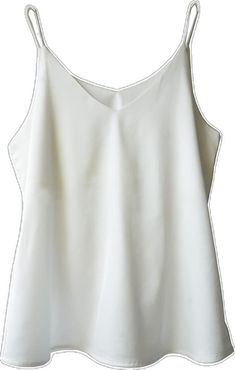 Summer Stretch V-neck Camisole, White V-neck Vest Top, Fitted V-neck Solid Color Tank Top, Stretch V-neck Vest Top, White Stretch V-neck Camisole, Elegant V-neck Vest Top, Solid Color Cami Top With Built-in Bra, Solid V-neck Summer Top, Casual Stretch V-neck Camisole