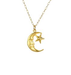 Moon and star necklace, moon necklace, celestial necklace, gold moon jewelry, crescent moon and star pendant, gift for her, boho necklace A peaceful and pretty gold vermeil moon and star charm hanging happily from a 14k gold filled chain in the length of your choice! The moon pendant measures: 14mmx10mm. This beauty is also available in sterling silver! More from BubuRuby? https://www.etsy.com/shop/BubuRuby?ref=hdr_shop_menu Want to see more gems? http://www.etsy.com/shop/BubuRuby?section_id=126 Celestial Crescent Moon Phase Necklace, Handmade Celestial Half Moon Necklaces, Handmade Celestial Half Moon Necklace, Moon Shaped Brass Necklace With Moon Charm, Brass Moon-shaped Necklace With Moon Charm, Celestial Moon Shaped Necklace With Moon Print, Celestial Brass Necklace With Moon Charm, Dainty Moon-shaped Necklace With Star Charm, Celestial Crescent Brass Necklace