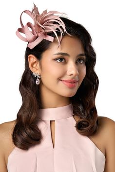 PRICES MAY VARY. Material: Polyester and feathers. Size: One size fits most with hair clip and pin. Design: Composed of ribbon knot and elegant feathers, the fascinator is gentle and romantic with a touch of liveliness, which will definitely add a distinctive glamour to your overall outfit. Feature: Ribbons and feathers are interspersed to form this gorgeous fascinator. Pin and hair clip allow you to wear it as you want. It's time to add it to your collection. Occasion: Perfect for wedding, tea Elegant Party Costume Hats And Headpieces With Feather Trim, Feather Hair Accessories For Summer Evenings, Elegant Feathered Mini Hats For Party, Feather Hair Accessories For Summer Evening, Elegant Feathered Headband For Summer, Elegant Feather Trim Headband Hat, Elegant Party Fascinator With Feather Trim, Elegant Mini Hats With Feather Trim For Party, Summer Party Hair Accessories With Feather Trim