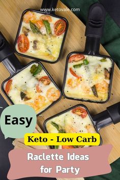 Keto Raclette Ideas for Party Low Carb Recipe Raclette Cheese, Raclette Grill, Shrimp Recipes