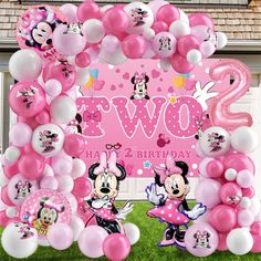 Oh Twodles Birthday Party Ideas, 2nd Birthday Ideas For A Girl, Mini Mouse Birthday Decoration, Minnie Mouse Backdrop Ideas, Mini Mouse Birthday Decorations, Minnie Mouse Second Birthday Party, Minnie Mouse Birthday Party Ideas 2nd, Minnie 2nd Birthday, Minnie Mouse 2nd Birthday Party