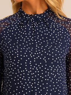 Shop Allegra K for polka dots funnel neck tie back sheer long sleeve blouse you are looking for, get more women's shirts for yourelf. Order now! Free Returns! Sheer Long Sleeve, Women's Shirts, Funnel Neck, Tie Backs, Tie Back, Funnel, Deep Blue, Order Now, Neck Tie