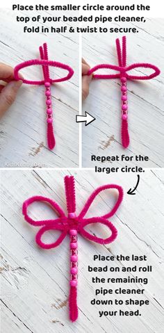 instructions to make a dragonfly pinwheel