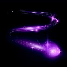 an abstract purple background with stars and swirls