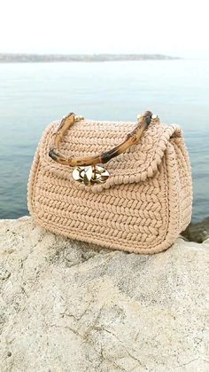 veketen handmade bag, crochet bag, bamboo handle bag Elegant Straw Bag With Detachable Handle, Luxury Beige Crochet Bag With Top Handle, Beige Crochet Handheld Bag With Braided Handles, Natural Color Bags With Braided Handles, Natural Bags With Braided Handles, Elegant Straw Bag With Round Handle For Daily Use, Cream Top Handle Bag With Bamboo, Cream Shoulder Bag With Bamboo Handle, Beige Tote Evening Bag With Top Carry Handle