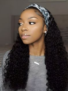 Hair Name: Machine Made Headband Wigs Packing: One Wig with Headband Hair Style: Water Wave Wig Hair Length: 10-26 inches Wig Weight: 200-320g/Wig (Depending on Lengths and Density) Color: Natural Black #1B Density: 180% Lace: None Lace Cap Size: Medium Size, About 22.5-23inches Quality: 100% Virgin Human Hair Wigs Shipment: DHL, FedEx, or UPS 5-7 business days. Style Water Wave Wig, Wig With Headband, Water Wave Wig, Water Wave Hair, Textured Curly Hair, Hair Care Oil, Hair Headband, Headband Wig, Wave Wig