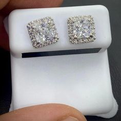 Elevate Your Accessory Collection With Our Cz Square Stud Earrings In 14k White Gold, Measuring 9x9mm, Designed Specifically For Women. These Earrings Exude Timeless Elegance With Their Classic Square Shape And Shimmering Cz Stones. Crafted With Precision And Care, Each Earring Is Made To Adorn Your Ears With Sophistication And Grace. Product Details Material: 14k White Gold Metal Type: Gold Metal Purity: 14k Earrings Size: 9x9mm Stones Type: Cubic Zirconia Gender: Female Closure: Push Back Earr Square Stud Earrings, Square Earrings Studs, Square Stud, Cz Stone, Square Shape, Fashion Earrings, Baguette, Types Of Metal, Gender Female