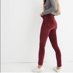 54% Cotton, 35% Modal, 8% Polyester, 3% Elastane Waist 13”, Rise 10”, Inseam 28.5” U38 Fitted Burgundy Bottoms With Pockets, Fitted Burgundy Winter Bottoms, Burgundy Bottoms For Fall Workwear, Mid-rise Burgundy Pants For Fall, Mid-rise Burgundy Fall Pants, Burgundy Mid-rise Pants For Fall, Fitted Burgundy Pants For Winter, Mid-rise Red Pants For Fall, Red Mid-rise Pants For Fall