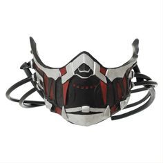 Video Game CODE VEIN Mia Face Cover Halloween Cosplay Accessories – New Cosplaysky Anime Style Costume Accessories For Halloween Cosplay, Cyberpunk Cosplay Costume For Halloween, Cyberpunk Halloween Costume Accessories, Red Anime Cosplay Costume For Halloween, Red Anime Costume For Halloween, Black Post-apocalyptic Masks And Prosthetics For Cosplay, Post-apocalyptic Halloween Masks And Prosthetics, Red Anime Halloween Costume, Futuristic Cosplay Costume For Halloween