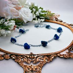 Discover the Enchantment of Elegance with our Lapis Lazuli Bracelet - Your New Everyday Luxury Step into a world of timeless sophistication and grounded tranquility with our exquisite Lapis Lazuli Bracelet. Carefully crafted from the finest lapis lazuli stones, each bead radiates with a deep celestial blue, peppered with golden flecks of pyrite that sparkle like distant stars in the night sky. These mesmerizing gems, approximately 0.8 - 1 cm in size, are not just a feast for the eyes; they're a Stars In The Night Sky, Celestial Blue, Lapis Lazuli Bracelet, Lapis Lazuli Beads, Everyday Luxury, Lapis Lazuli Stone, The Night Sky, Everyday Luxuries, Slovakia