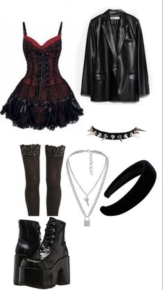 E Girl Outfits, Alt Outfits, E Girl, Gothic Outfits, Hippie Outfits, Alternative Outfits, Grunge Style