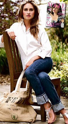 Lauren Bush Blouse Summer Outfit, Crisp White Blouse, Blouse Summer, Nail Fashion, Cheap Sunglasses, Mode Casual, Mode Chic, Yes Or No