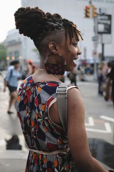 100 Unconventional dredlock styles. Who rocked it? Who sucked at it? | Nekita ink Shaved Side Hairstyles, Side Hairstyles, Shaved Sides