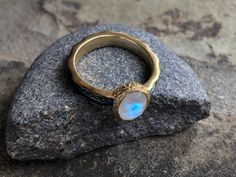 Elegant, vintage, handcrafted, genuine rainbow moonstone rings, 18k gold plated 925 sterling silver. Surface size: 9*7 mm. Band width: 3 mm. Stone weight: 1 grams. Sizes: 6, 7, & 8. Bloodstone Necklace, Moonstone Rings, Lapis Lazuli Pendant, Victorian Rings, Rainbow Moonstone Ring, Blue Band, Moonstone Ring, Fort Worth, Rainbow Moonstone