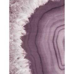 an abstract painting with white and purple colors