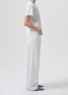 Throwing Fits, Classic White, Stretch Denim, Full Length, Organic Cotton, Lookbook, The World