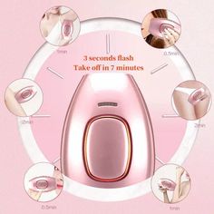 Hair Removal Laser Epilator Women Permanent Painless Face Body Bikini Portable Laser Hair Removal Machine Hair Removal Laser, Body Shaver, Ipl Laser Hair Removal, Intense Pulsed Light, Laser Hair Removal Machine, Laser Hair Removal Device, Ipl Laser, Hair Removal Machine, Hair Removal Device