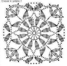 an image of a circular design with dots and lines in the shape of flowers on white paper