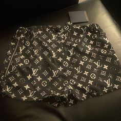 Brand New . Authentic Designer Black Bottoms For Spring, Luxury Black Short Bottoms, Louis Vuitton Shorts, Black Gray, Black And Grey, Louis Vuitton, Womens Shorts, Brand New, Grey