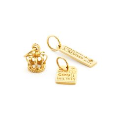 Solid Gold Charms, Abstract Jewelry, Gold Charms, Mini Charm, Gold Charm, The Collection, Pre Order, Solid Gold, Jewelry Accessories