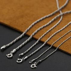 1-2 mm Sterling Silver Rope Chain 16"-24" Minimalist Sterling Silver Rope Chain Necklace, Silver Minimalist Rope Chain Necklace As Gift, Minimalist Silver Rope Chain Necklace As Gift, Minimalist Silver Rope Chain Necklace For Gift, Silver Rope Chain Necklace With Cable Chain For Gifts, Silver Cable Chain Rope Necklace Gift, Silver Cable Chain Rope Necklace For Gifts, Silver Rope Chain Necklace Gift, Sterling Silver Rope Chain Necklace