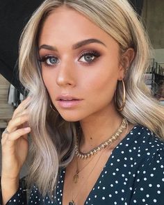 Scandinavian Blonde, Wedding Hairstyles And Makeup, Blonde Hair Makeup, Makeup For Blondes, Wedding Day Makeup, Smink Inspiration, Wedding Makeup Looks