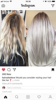 Silver Medium Hair, Champagne Grey Hair, Icy Platinum Blonde Hair With Lowlights, Champagne Blond, Silver Blonde Hair, Silver Hair Color, Honey Blonde Hair