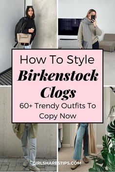 Want to rock your Birkenstock clogs in style? Look no further! We've curated a list of 60+ stylish outfit ideas that will have you looking effortlessly chic. From casual everyday looks to trendy ensembles for a coffee date, these outfits will inspire you to take your clog game to the next level. | Birkenstock outfit | Birkenstocks outfit | Birkenstock clog outfit | Birkenstocks | Birk clogs outfit | how to style Birkenstock clogs | outfits with Birkenstock clogs | Birkenstock Boston clogs outfit Boston Birkenstock Outfit Winter, What To Wear With Clogs, Birkenstock Boston Outfit Fall, Birkenstock Outfit Women, Birkenstock Boston Outfit Women, How To Style Clogs